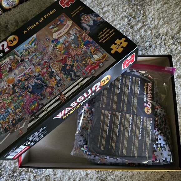 Wasgij Original 34 A Piece of Pride 1000 Piece Jigsaw Puzzle COMPLETE - Picture 2 of 3